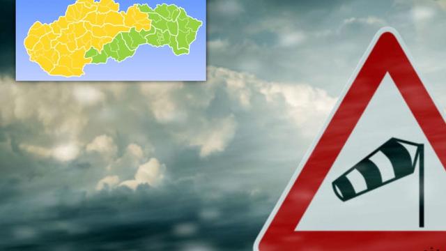 Rúti sa najsilnejšia víchrica sezóny. Nebezpečie hrozí aj v týchto slovenských regiónoch