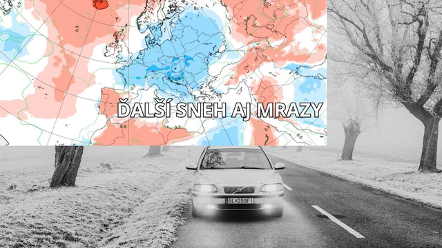 Na Slovensko sa rúti ďalšie ochladenie. Prinesie mrazy aj sneh