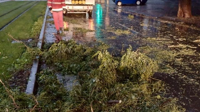 Polícia upozorňuje: Na západe vietor láme stromy a zastavuje vlaky. Pozor aj na D1