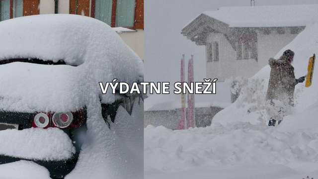 Sneženie robí problémy a zasypáva mestá a obce. Sneh príde aj do týchto regiónov Slovenska