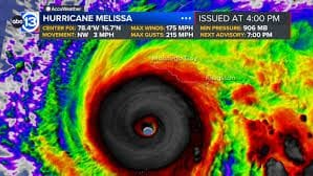 Oko hurikánu Melissa sa môže zmeniť a to tesne pred dopadom na pevninu