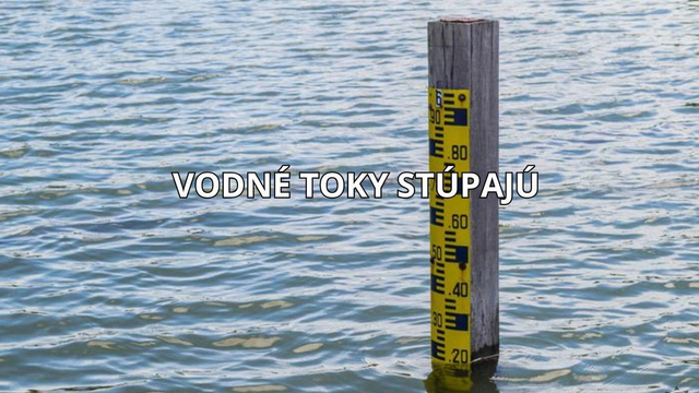 Vodné toky to už nedávajú, ale kulminujú. Prekračujú povodňové stupne, no je tu dobrá správa