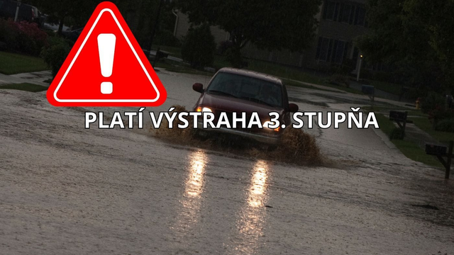 AKTUÁLNE: Meteorológovia zvýšili výstrahu na 3. najvyšší stupeň. Hrozí POVODEŇ