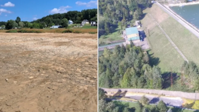 Domaša má rekordne nízku hladinu. Bez vody je už tretina nádrže