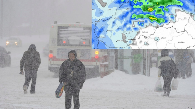 MAPA snehu: Slovensko čaká zrejme prvá SNEHOVÁ KALAMITA. Tieto oblasti zasype