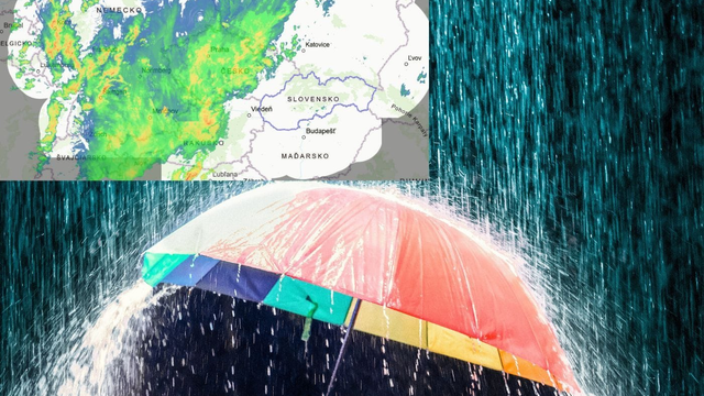 MAPA: Za dverami Slovenska je poriadny lejak, sledujte radar