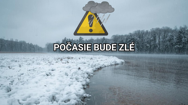 VÝSTRAHY: Teraz príde ďalšia vlna nebezpečného počasia. Nielen výdatné sneženie, ale aj lejak