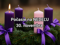 Počasie na zajtra, nedeľu 30. novembra: Prvá adventná nedeľa bude pod sivou oblohou