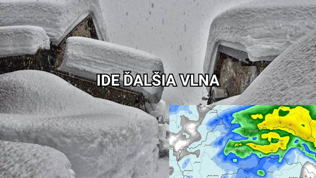 MAPA ďalšieho snehu: Bude to ešte horšie, príde ďalšie sneženie a kalamita naberie na intenzite