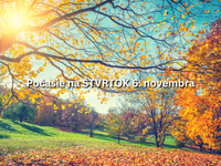 Predpoveď počasia na štvrtok, 6. novembra: Počasie bude priať prechádzkam vonku