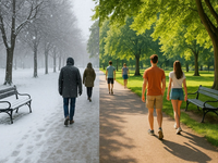 Mrazy a husté sneženie vystriedajú letné horúčavy. Počasie chystá veľký obrat