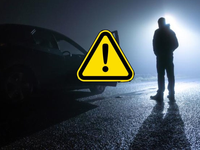 VÝSTRAHA: Platí varovanie pred nízkou dohľadnosťou. V týchto okresoch pozor