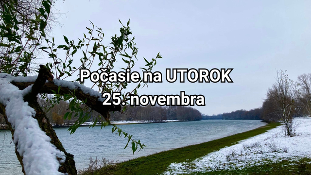 Počasie na zajtra, utorok 25. novembra: Čaká nás oteplenie, výdatný dážď, hrozba povodní i poľadovice