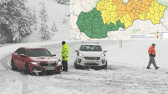 Meteorológovia varujú pred snežením. Platia oficiálne výstrahy, zasype nás sneh