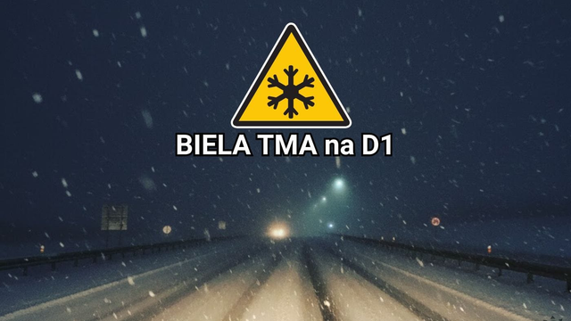 Diaľničiari varujú vodičov: Na diaľnici D1 sa objavil fenomén biela tma