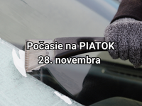 Počasie na zajtra, piatok 28. novembra: V noci poriadne prituhne. Cez deň sa vyjasní a zostane chladno