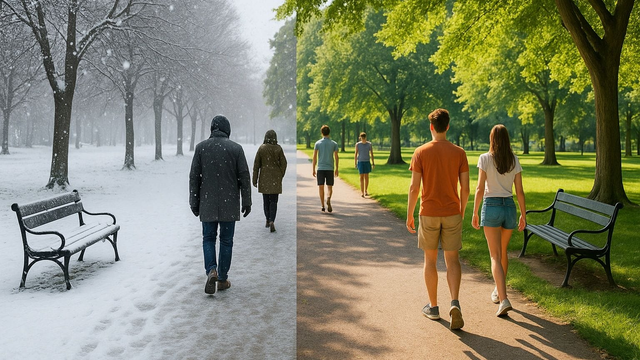 Mrazy a husté sneženie vystriedajú letné horúčavy. Počasie chystá veľký obrat