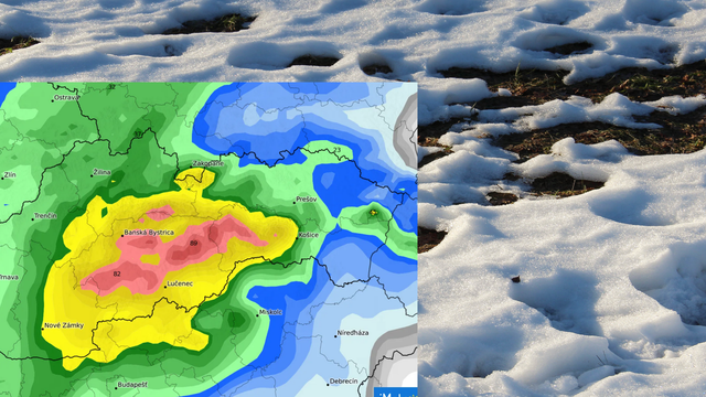 Počasie sa počas dňa zhorší. Dážď naberie na sile a spadnúť môže až 100 mm