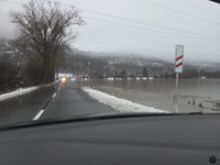 AKTUÁLNE: Stredné Slovensko zasiahli záplavy. Viaceré cesty sú už neprejazdné