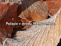 Predpoveď na stredu 19. novembra: Zajtra bude slnečno, no veľmi chladno