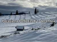 Počasie na zajtra, pondelok 1. decembra: Aké počasie prinesie začiatok zimy?