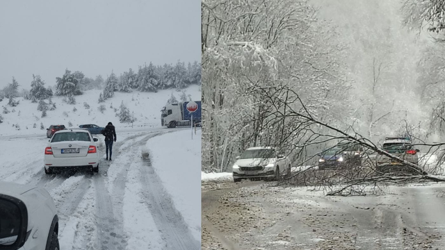 Ľudia sú bez elektriny, doprava kolabuje a sneženie uzatvára ďalšie cesty. Bude to ešte horšie