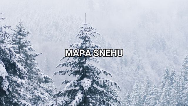 MAPA snehu: Na Slovensku opäť napadne sneh. Dážď sa zmení na sneženie
