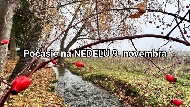 Predpoveď počasia na zajtra, nedeľu 9. novembra: Čakajte hmly, mrholenie aj sneženie