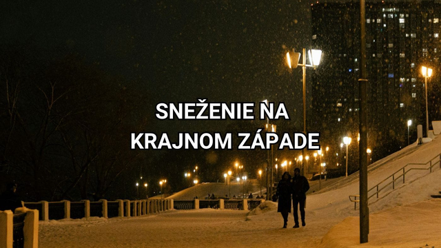 AKTUALITA: Sneh prichádza. Snežiť môže čoskoro na krajnom západe aj v Bratislave