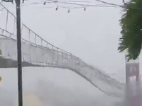 Silný vietor sa pohral s mostom: Supertajfún Fung-wong spustošil Filipíny