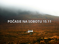 Počasie na zajtra, sobotu 15. novembra: Zvlnený studený front mieri k Slovensku. Čo nás čaká?