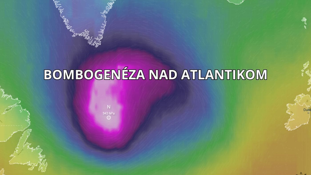 AKTUÁLNE: Nad Atlantikom došlo k bombogenéze. Búrka roka teraz postupuje k Európe