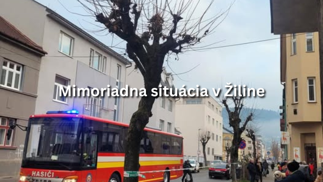 Žilina vyhlásila mimoriadnu situáciu. V ovzduší je neznáma látka