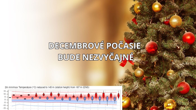 Toto počasie bude nezvyčajné. Slovensko nečaká žiadny teplotný zvrat