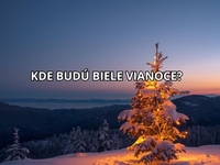 MAPA snehu: Slovensko môže na Vianoce predsalen zasiahnúť sneženie. Tieto oblasti sa môžu tešiť