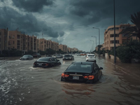 Egypt vyhlásil stav núdze. Obľúbené letoviská, vrátane Hurghady zaplavilo