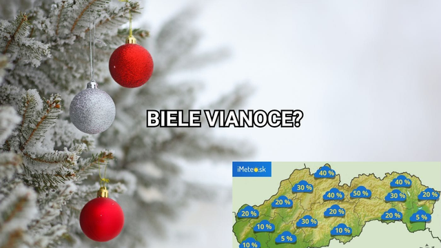 Prvá MAPA snehu na Vianoce. Budú Vianoce biele?