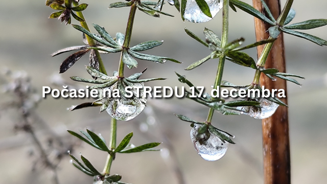 Predpoveď počasia na stredu. 17. decembra: Čaká nás už konečne zmena?