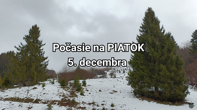 Počasie na zajtra, piatok 5. decembra: Záver týždňa prinesie vysoké teploty, ale aj hmly a dážď
