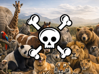 Takmer osem tisíc živočíšnych druhov môže do konca storočia zmiznúť