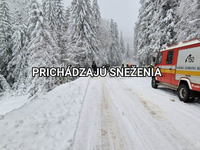 Na Slovensko prichádza sneženie. Čakajú nás tri vlny snehu
