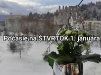 Predpoveď počasia na zajtra, 1. januára: Po mrazivej noci príde biely Nový rok