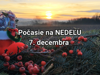 Počasie na zajtra, nedeľu 7. decembra: Zrážky a nízka oblačnosť potrápia najmä jednu časť Slovenska