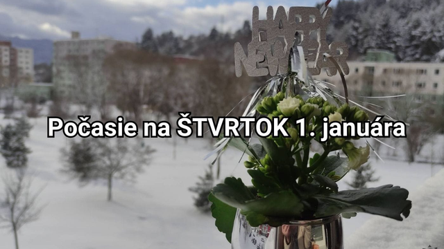 Predpoveď počasia na zajtra, 1. januára: Po mrazivej noci príde biely Nový rok