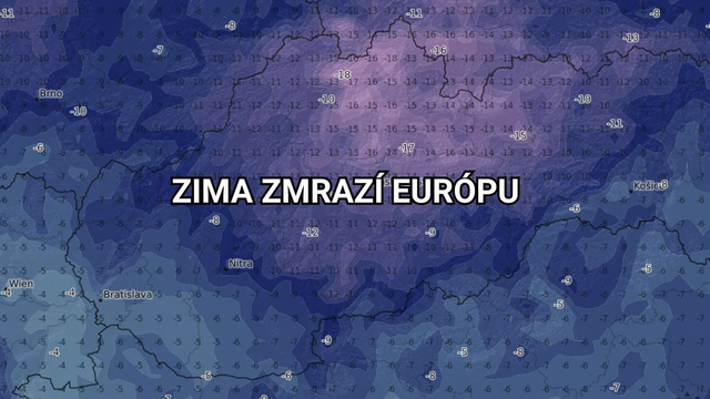 ZIMA zmrazí Európu. Takéto počasie tu už dlho nebolo, čakajte celodenné mrazy aj sneženie