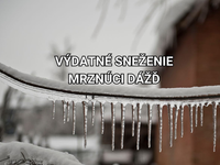 POZOR na počasie: Za rohom je najskôr sneženie, potom nebezpečný mrznúci dážď