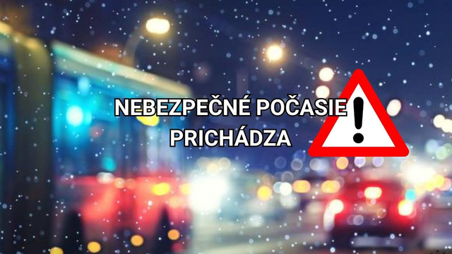 Radšej zostaňte doma! Nebezpečné počasie PRÁVE teraz prichádza a ráno sa to zhorší