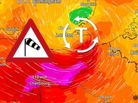 Platia červené výstrahy. Silný vietor aj snehové záveje potrápia Európu