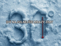 Teraz prídu na Slovensko ešte silnejšie mrazy. Takéto mrazy sme tu dlho nemali