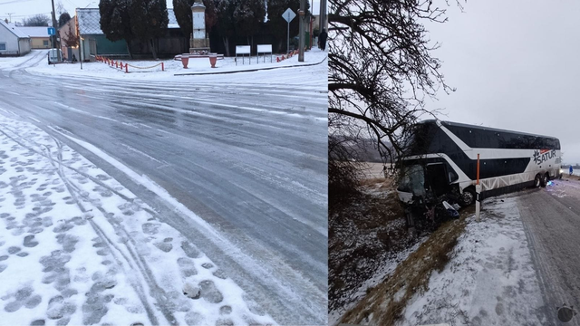 Slovensko sužuje poľadovica: Hasiči zasahovali pri desiatkach dopravných nehôd